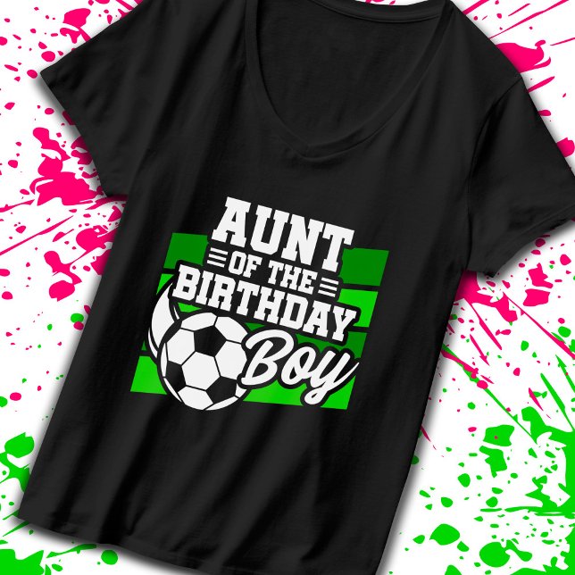 T-shirt Soccer Anniversaire Tante - Garçons Football Anniv (Créateur téléchargé)