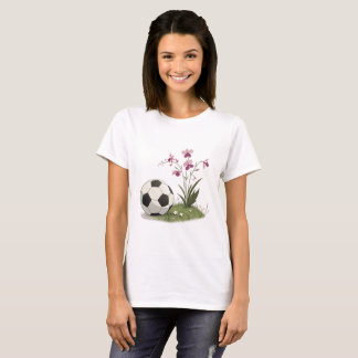 T-shirt Soccer Ball and Orchidaceae