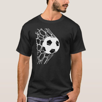 T-shirt Soccer Ball Goal Mens Tee
