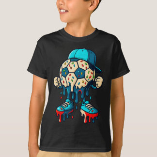 T-shirt Soccer Byll Drip Ice Cream Character Men Women Gir