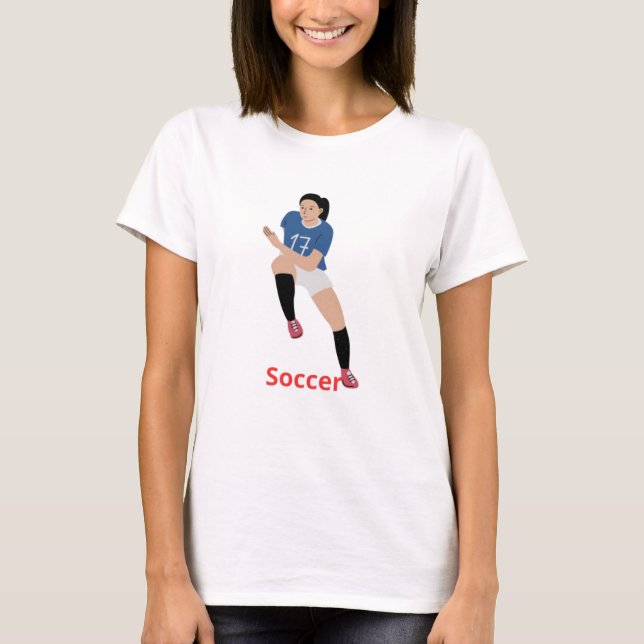 T-shirt Soccer Design  (Devant)