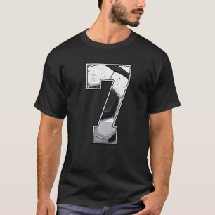 T-shirt Soccer Deuxième 7e anniversaire garçon 7 sept ans