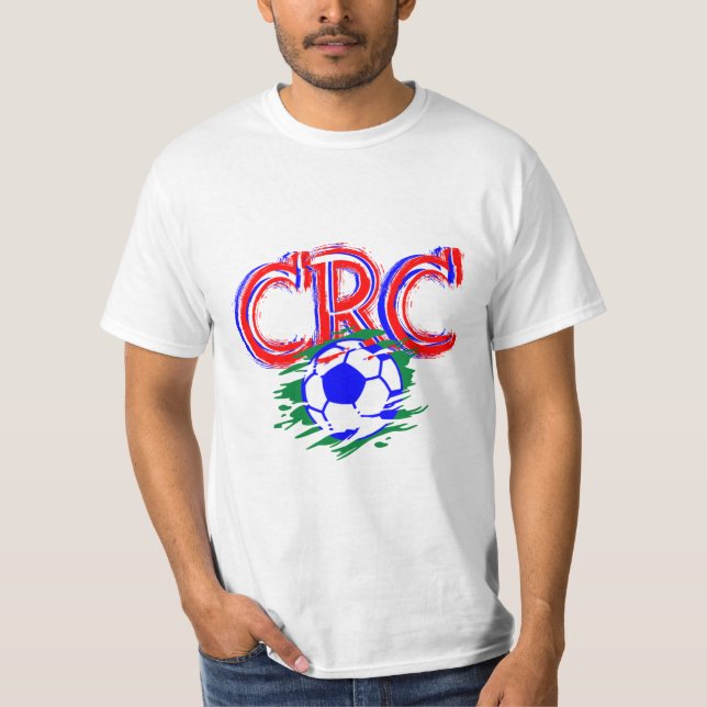 T-shirt Soccer Game Selección Costa Rica Football Soccer  (Devant)