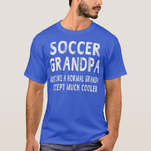 T-shirt Soccer Grandpa Fathers Day Gifts Grandfather Men S
