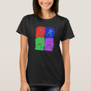 T-shirt Soccer Jeu de football Colorful Pop