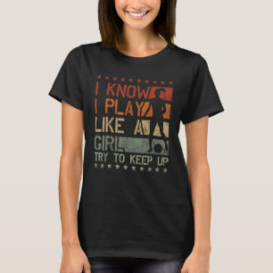 T-shirt Soccer Maman Soccer Je Sais Que Je Joue Comme Une