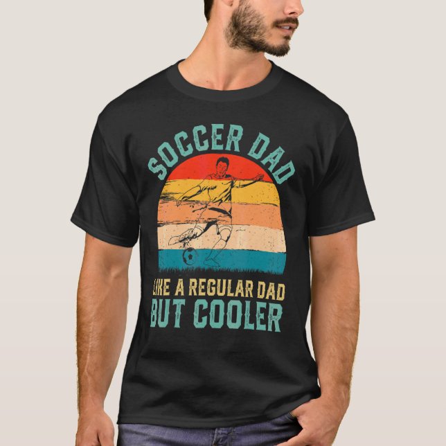 T-shirt Soccer Papa Soccer Fête des pères Pour Papa Papa (Devant)