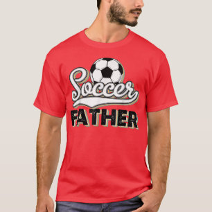 T-shirt Soccer Père Retro Fête des pères Vintage