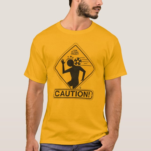 T-shirt SoccerCaution1 (Devant)