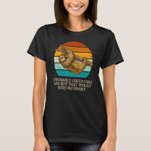 T-shirt S'Occuper De Moins Nécessite Des Mèmes D'Amoureux 