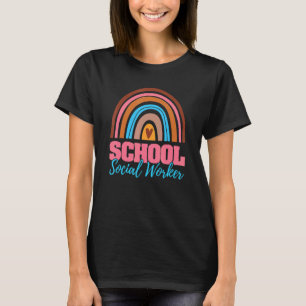 T-shirt Social Worker Rainbow Leopard Service de protectio