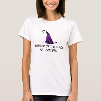 T-shirt Société de casquette noir