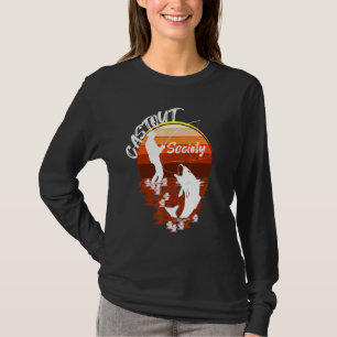 T-shirt Société de Castout Graphique de Pêche Basse à gran