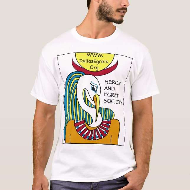 T-shirt Société de héron et de héron (Devant)