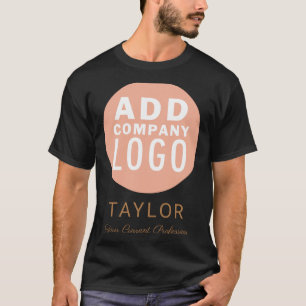 T-shirt Société de logo d'entreprise personnalisé Nom du p