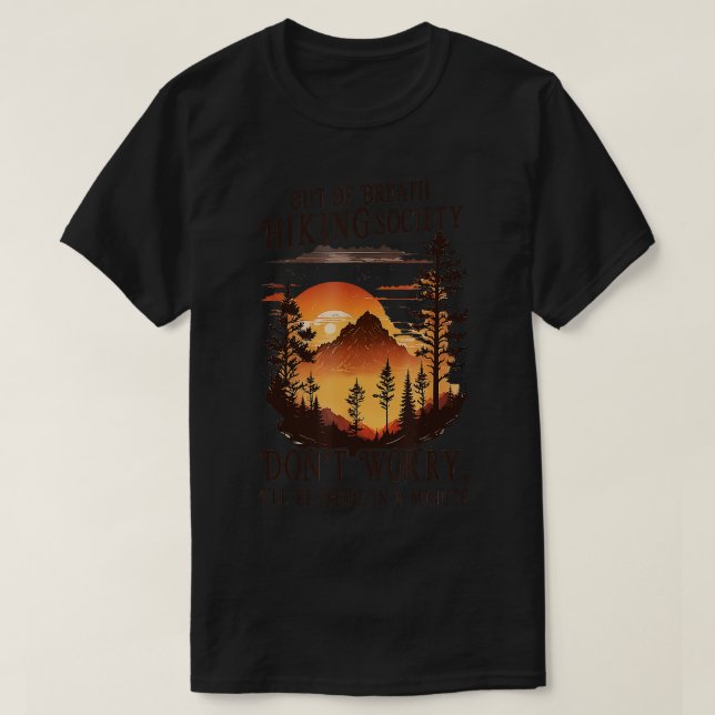 T-shirt Société de randonnée du souffle 5 (Design devant)