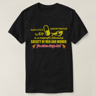 T-shirt Société hommes-femmes pour quand la drogue a une