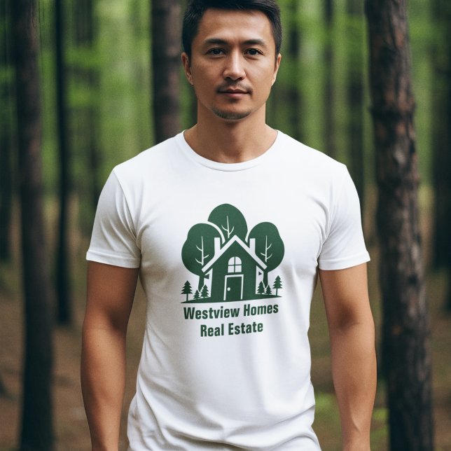 T-shirt Société immobilière sur mesure Green Forest House (Créateur téléchargé)