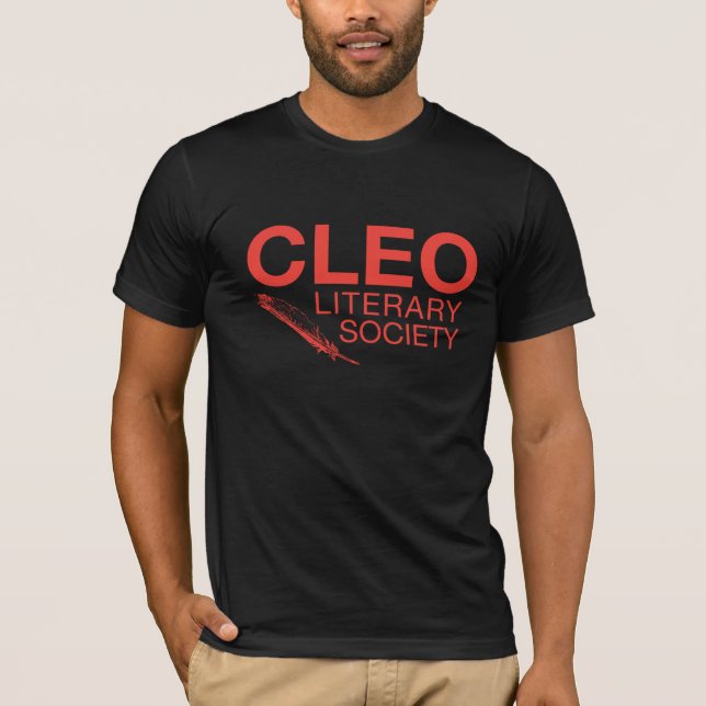 T-shirt Société littéraire de Cleo (de haute qualité) (Devant)