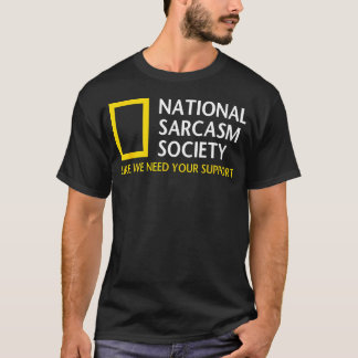T-shirt Société Nationale de Sarcasme Parodie Satirique Dr