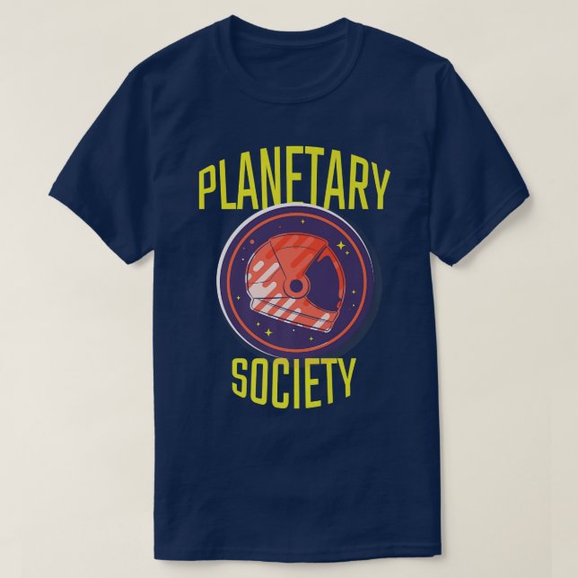 T-shirt Société planétaire Astronaut Galaxy Universe Space (Design devant)