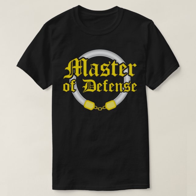 T-shirt Société pour l'anachronisme créatif Maître de la D (Design devant)