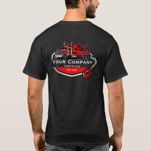 T-shirt Société professionnelle de remorquage, service de 