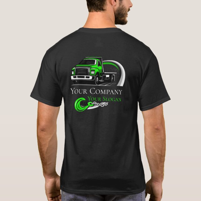 T-shirt Société professionnelle de remorquage, service de  (Dos)