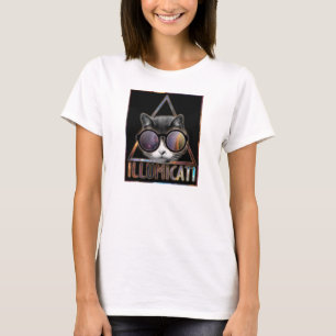 T-shirt Société secrète de chat d'Illumicati