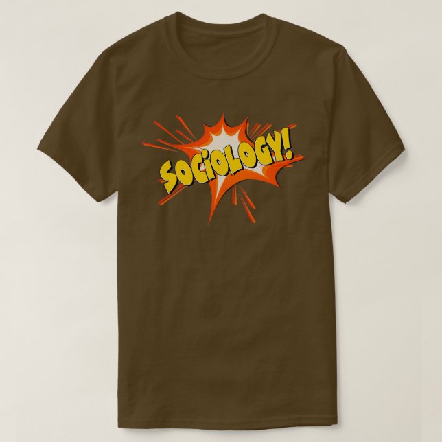 T-shirt Sociologie Flash Comic (Design devant)