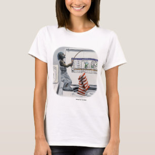 T-shirt Sock criminel de pêche voleur Imaginaire Art T-shi