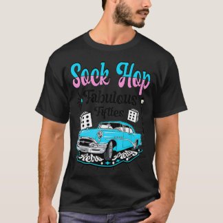 T-shirt Sock Hop Costume 50s Rock N Roll Tees 1950s Rockab