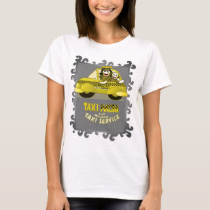 T-Shirt Sock Monkey Taxi Maman