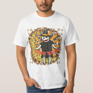 T-shirt Sock Monkey Witch