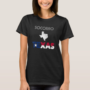 T-shirt Socorro TX Texas drapeau tourisme souvenir autocht