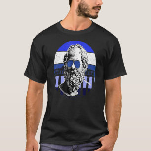 T-shirt Socrate Dans Les Shades Philosophie Grecque Geek N