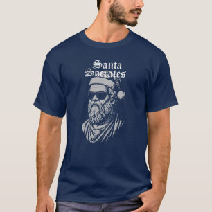 T-shirt Socrate Santa Claus Cool