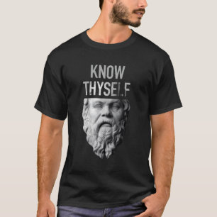 T-shirt Socrates Delphi Orcale Connais-Toi Philosophie Gif