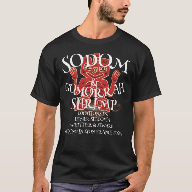 T-SHIRT SODOM & GOMORRAH SHRIMP ALASKA (Devant)