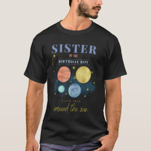T-shirt Soeur 5e Anniversaire Cinquième Voyage Autour De L
