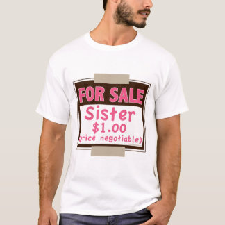T-shirt Soeur à vendre le tee - shirt d'enfant en bas âge