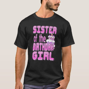 T-shirt Soeur Anniversaire Roulement Patinage Anniversaire