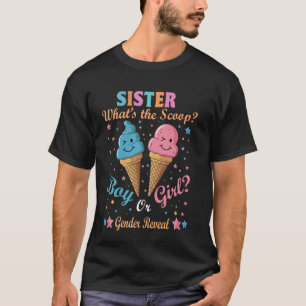 T-shirt Soeur Crème de glace Whats The Scoop Genre Reveal 
