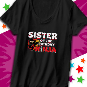 T-shirt Soeur d'anniversaire de la fête de style bande des