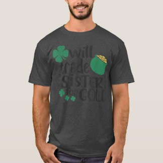 T-shirt Soeur De Commerce De Plaisanterie Familiale Pour O