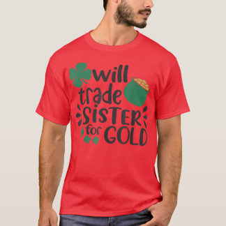 T-shirt Soeur De Commerce De Plaisanterie Familiale Pour O