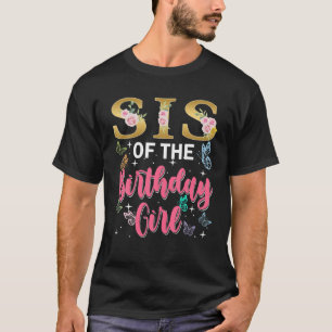 T-shirt Soeur De La Fille Anniversaire Correspondant Beurr