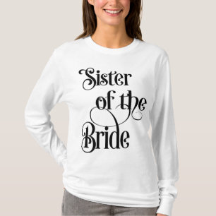 T-shirt Sœur de la mariée
