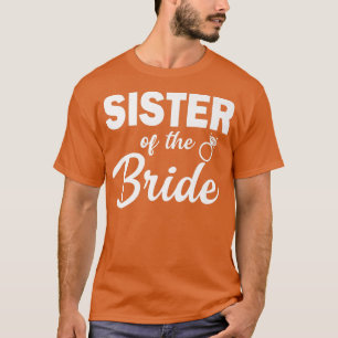 T-shirt Sœur de la mariée coordonnant la fête de mariage