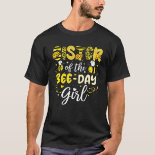 T-shirt Soeur De L'Abeille Fille Mignonne 1er Anniversaire